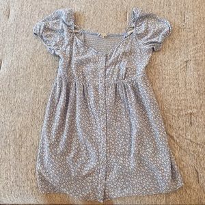 American Eagle Floral Babydoll Dress